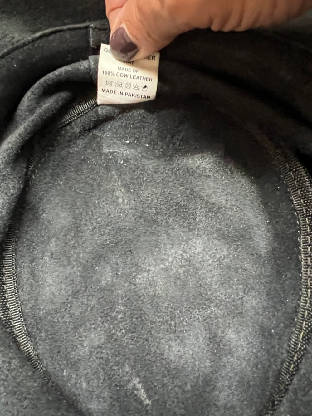 Men's Black Leather Outback Hat - Classic Ranch Style - Picture 11 of 15